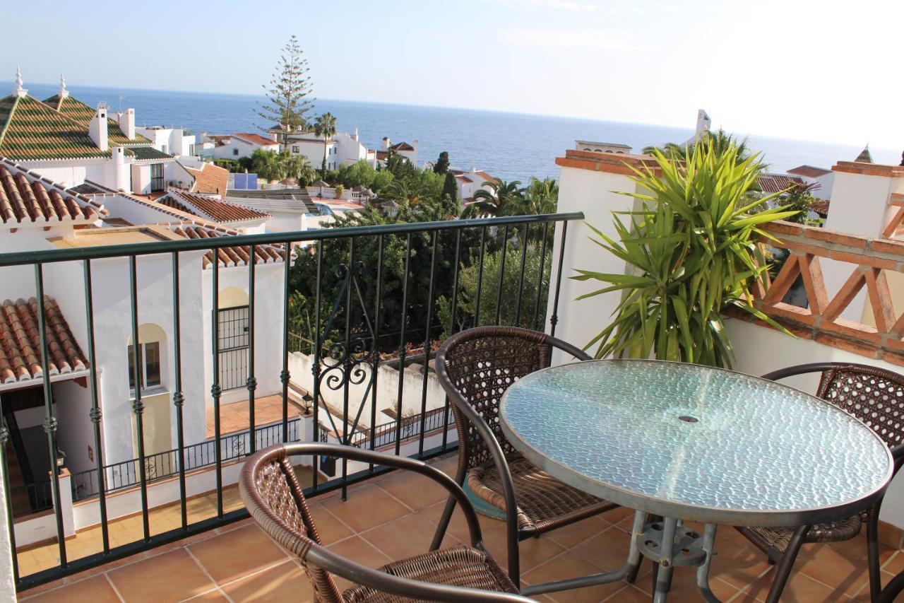 Playa Burriana, Tva Terasser, Havsutsikt, Pool Nerja Εξωτερικό φωτογραφία