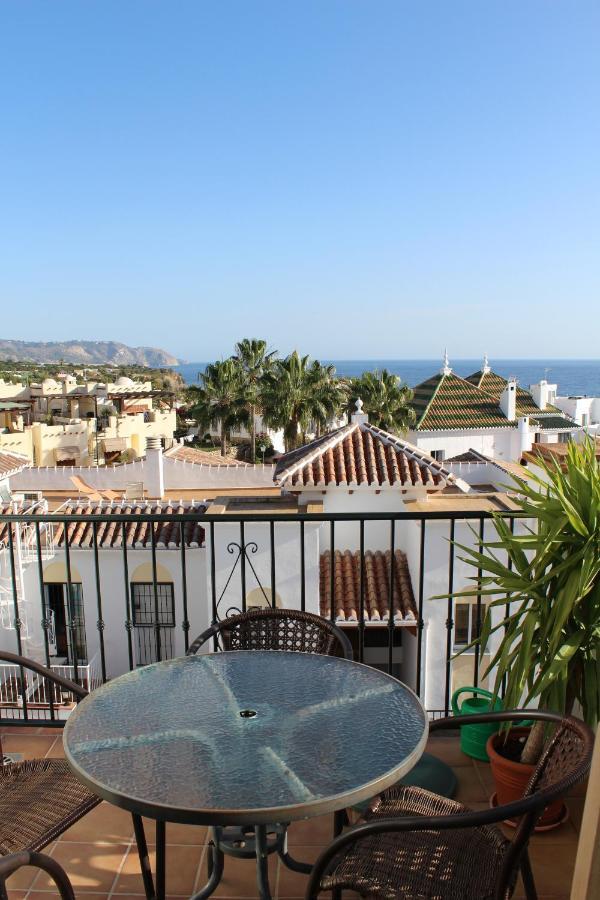 Playa Burriana, Tva Terasser, Havsutsikt, Pool Nerja Εξωτερικό φωτογραφία